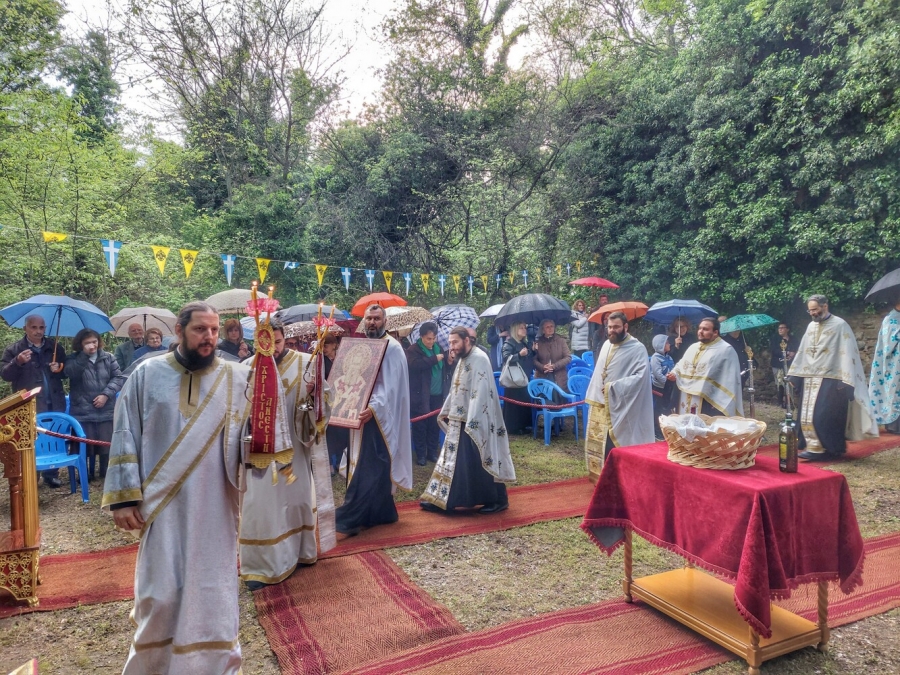 Εσπερινός επί τη εορτή του Αγίου Θεοφάνους στον Αρχαιολογικό χώρο Αναστασιουπόλεως