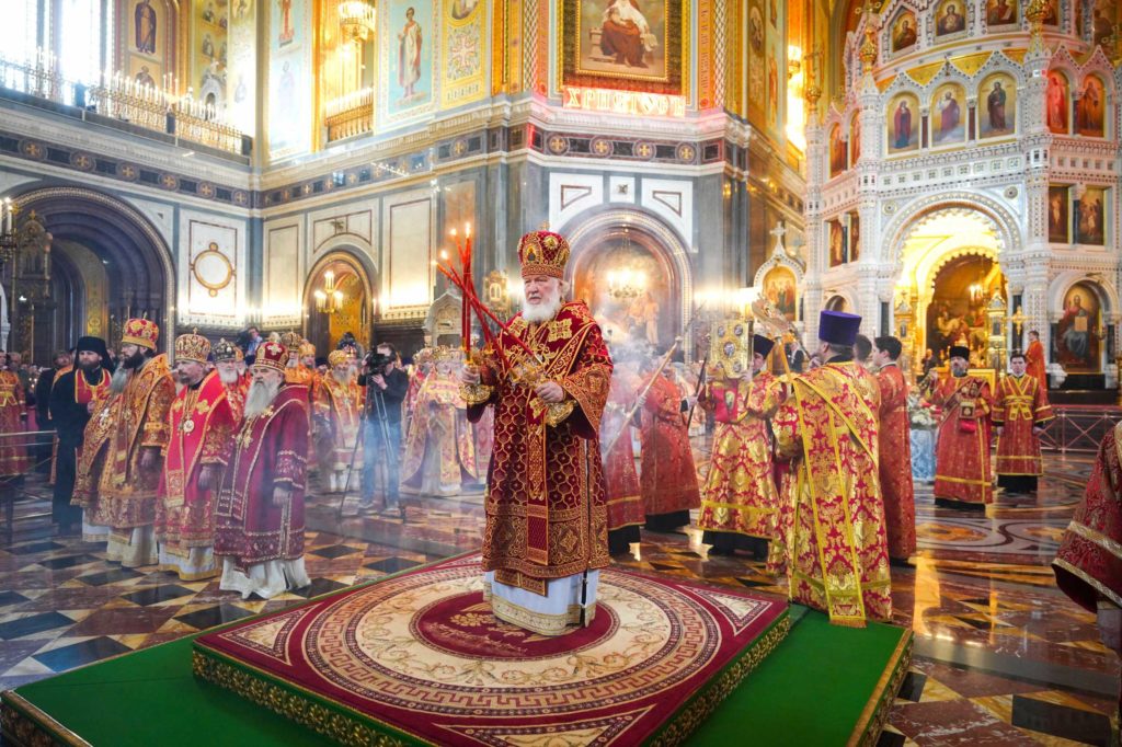 Εντυπωσιακές φωτογραφίες από τα ονομαστήρια του Πατριάρχη Μόσχας Κύριλλου