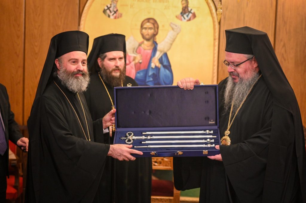 Ο Αρχιεπίσκοπος Αυστραλίας στο Επισκοπείο της Ιεράς Μητροπόλεως Λαρίσης και Τυρνάβου