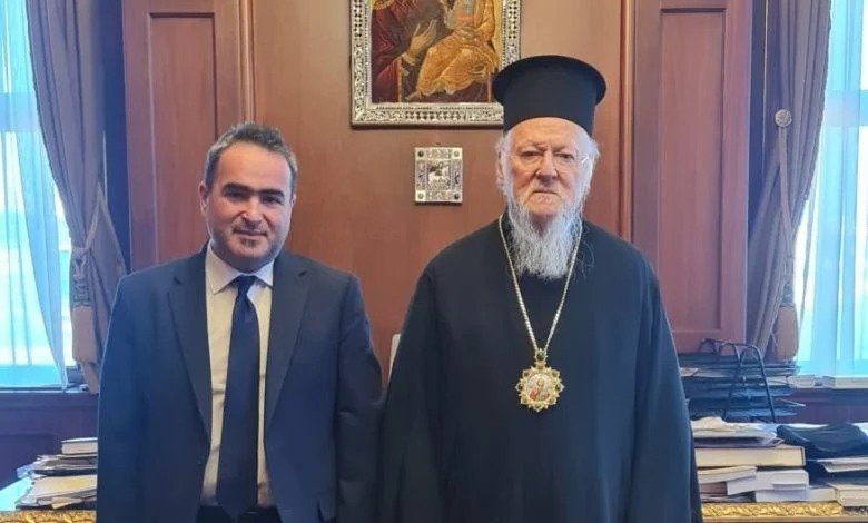 The President of the Patriarchal Academy of Crete visits Ecumenical Patriarch Bartholomew