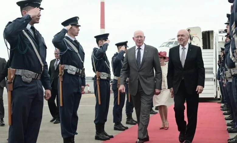 Arrival of The Governor-General of Australia in Athens