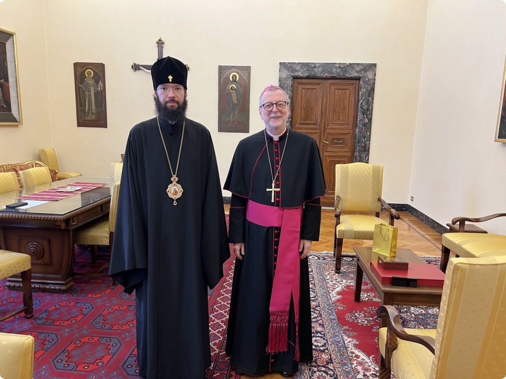 Состоялась встреча председателя ОВЦС с префектом Дикастерии по делам Восточных Церквей