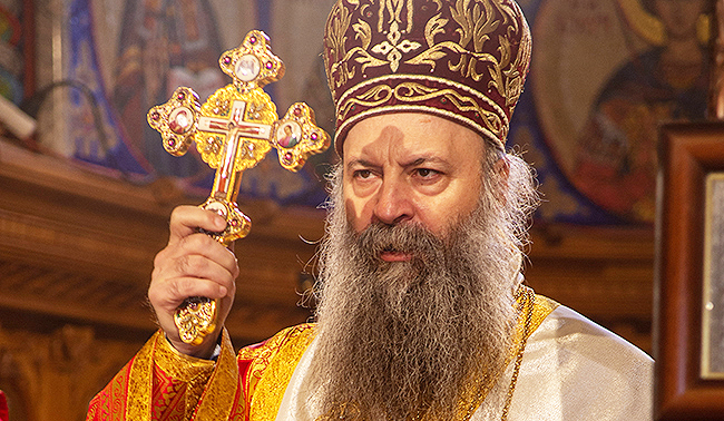 Сръбският патриарх Порфирий с изявление по повод стрелбата в сръбско училище