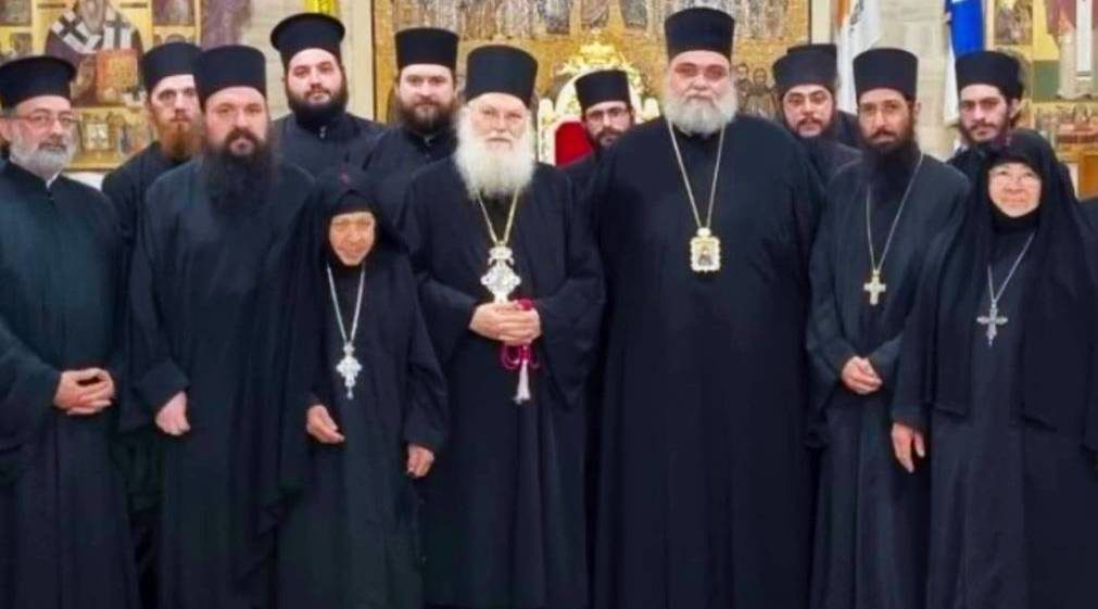 Ο Καθηγούμενος της Ι.Μ.Μ. Βατοπαιδίου Γέροντας Εφραίμ στην Ι.Μ. Ταμασού