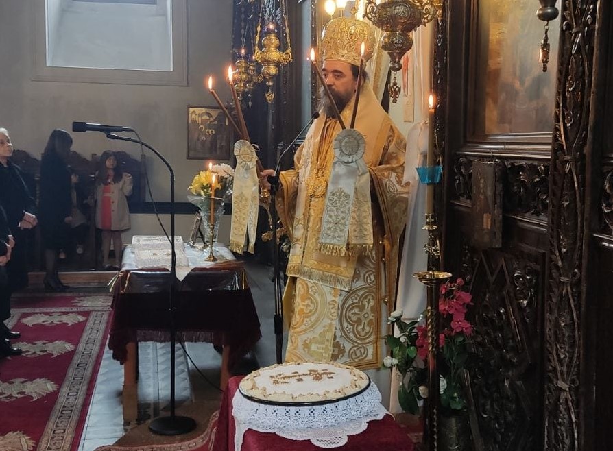 Ο Μητροπολίτης Καστορίας στο Λέχoβο για την εορτή του Αγίου Θεράποντος
