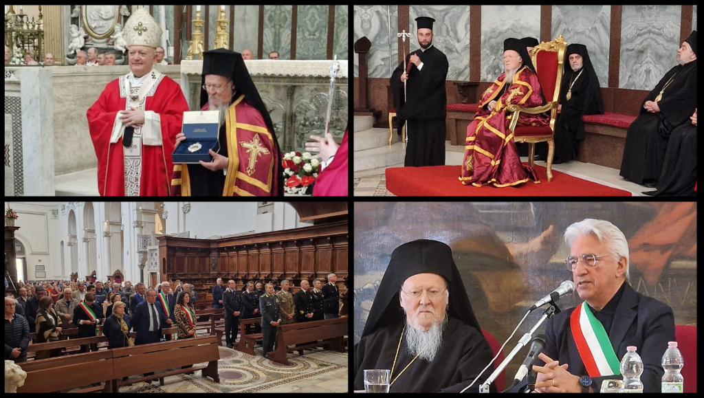 Τμήμα του λειψάνου του Αποστόλου Ματθαίου παρέδωσε ο Αρχιεπίσκοπος Σαλέρνο στον Οικουμενικό Πατριάρχη (ΦΩΤΟ)