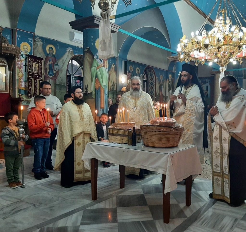 Πανηγυρικός Εσπερινός στον Ιερό Ναό Αγίου Αθανασίου Μίστρου Διρφύων