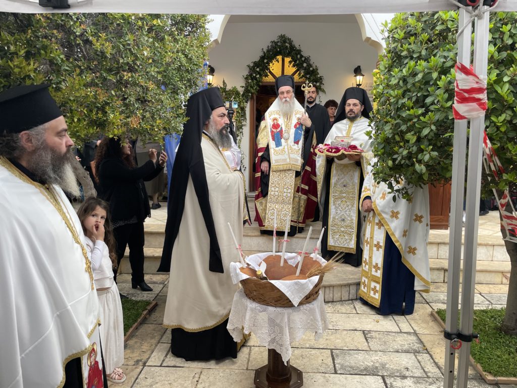 Η εορτή του Αγίου Οικουμενίου και έλευση ιερής σιαγόνας του Αγίου Ραφαήλ στη Κίσαμο