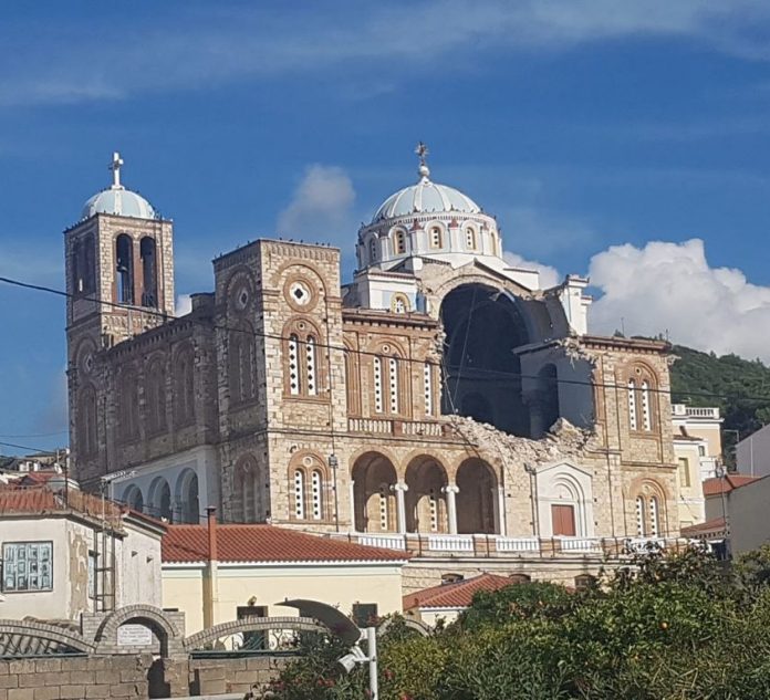 Ο Σάμου Ευσέβιος στο ope.gr για τον αγώνα αποκατάστασης των ναών που “πληγώθηκαν” από τον σεισμό το 2020