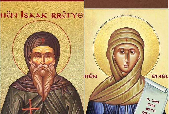 Oshënar Isaaku i Manastirit të Dalmatëve. Dëshmor Natali. Oshënare Emelia