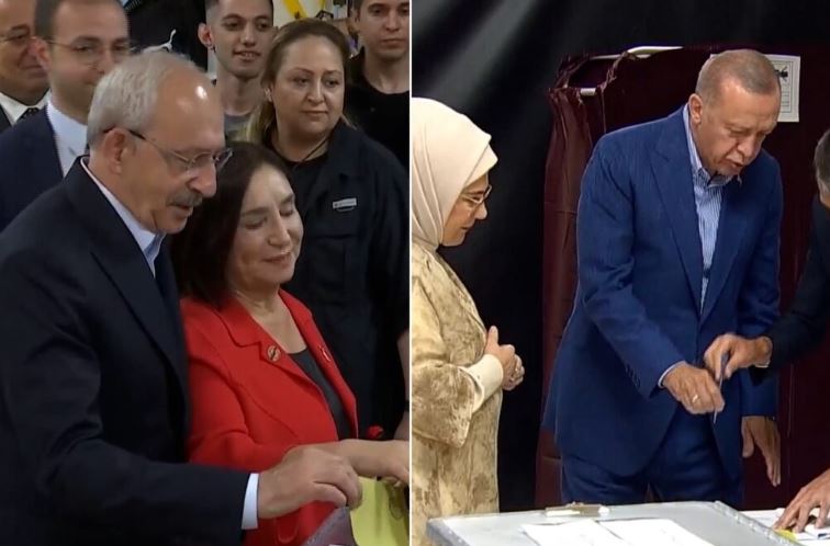 Εκλογές στην Τουρκία: Ψήφισαν Ερντογάν και Κιλιτσντάρογλου – Στις 5μμ κλείνουν οι κάλπες