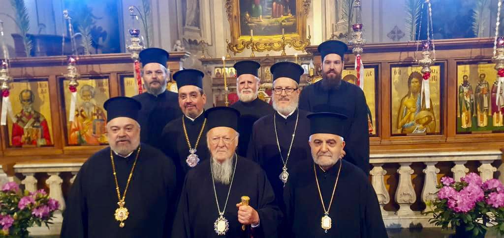 The Ecumenical Patriarch at the Basilica of the Holy Cross and Church of Saint Iakovos in Florence