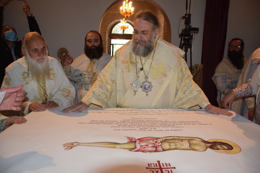 Εγκαίνια Διασαλευθείσης Αγίας Τραπέζης Ιερού Ναού Προφήτου Ηλιού Τρικάλων