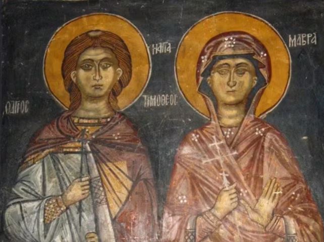 3 Μαΐου: Εορτάζουν οι Άγιοι Τιμόθεος και Μαύρα