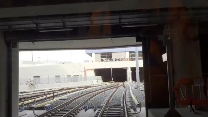 Μετρό Θεσσαλονίκης: Βίντεο με δοκιμαστική κίνηση συρμού