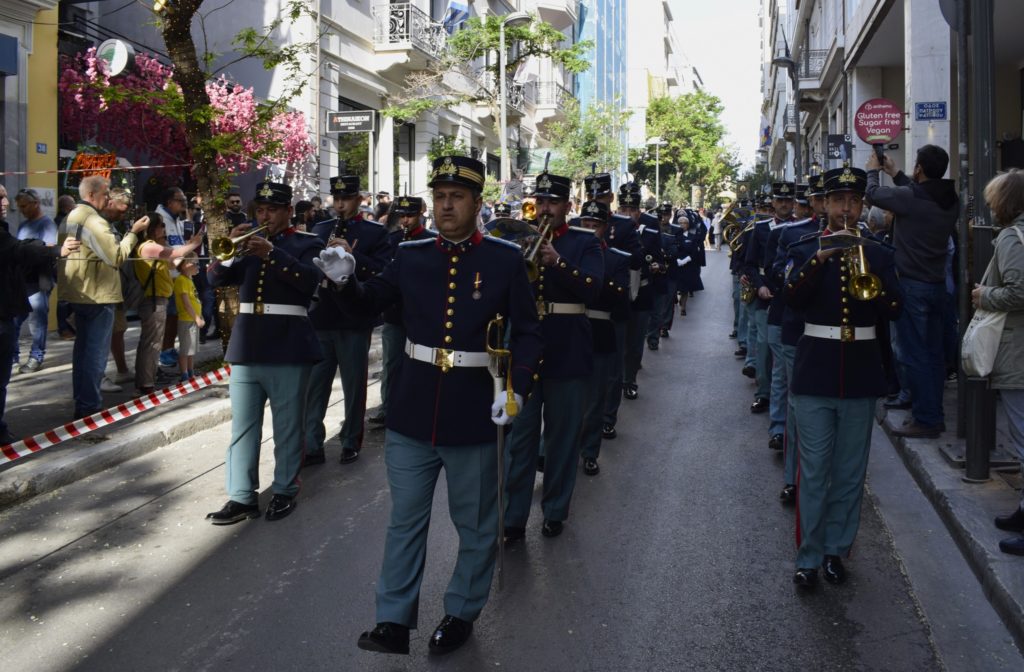 Η μπάντα της Στρατιωτικής Μουσικής Φρουράς Αθήνας συνόδευσε την Εικόνα του “Άξιον Εστί”