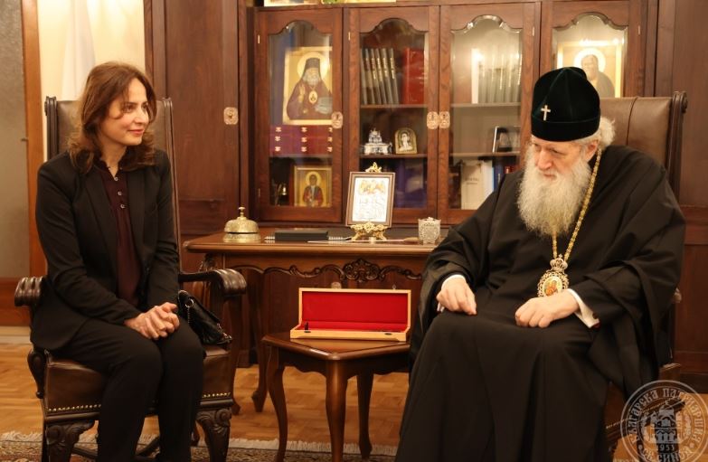 Συνάντηση του Πατριάρχη Βουλγαρίας Νεοφύτου με την Πρέσβη της Συρίας στη χώρα