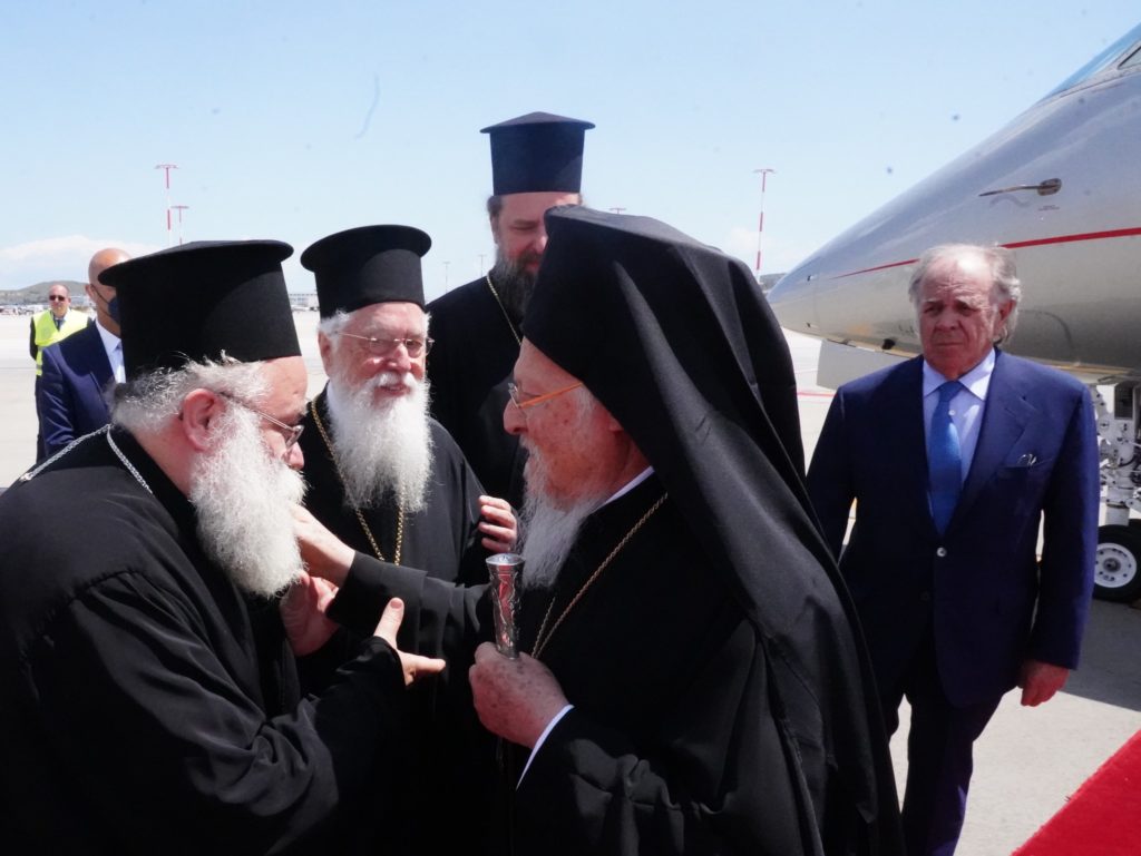 Έφτασε στην Αθήνα ο Οικουμενικός Πατριάρχης Βαρθολομαίος (ΦΩΤΟ)