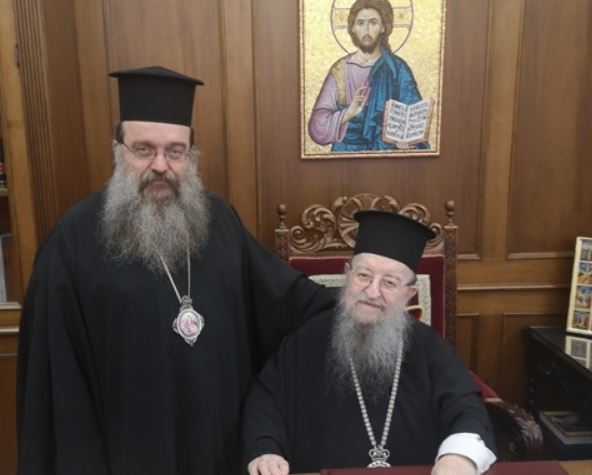 Ο Χίου Μάρκος επισκέφθηκε τον Μητροπολίτη Θεσσαλονίκης Άνθιμο