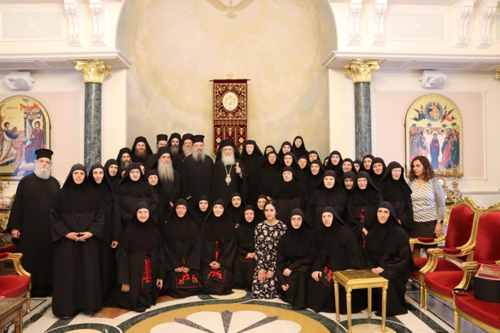 Μοναχές από την Ιερά Μονή Ευαγγελισμού Ορμύλιας Χαλκιδικής στο Πατριαρχείο Ιεροσολύμων