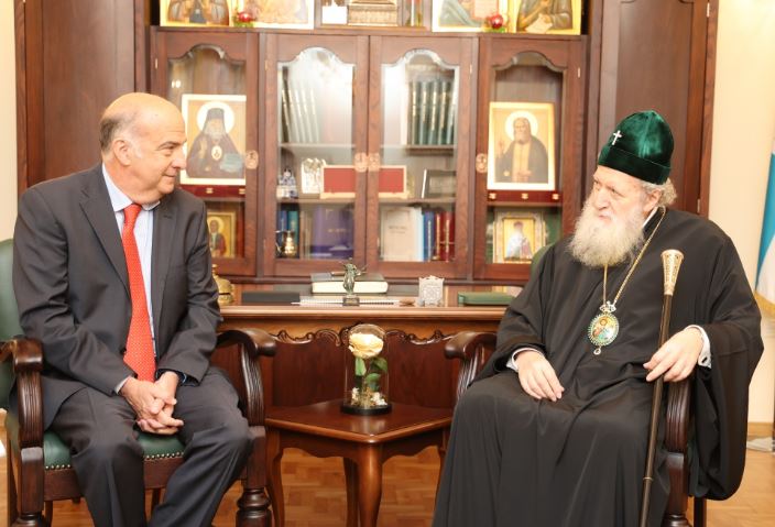 Ο Πατριάρχης Βουλγαρίας υποδέχθηκε τον Πρέσβη των ΗΠΑ στη Σόφια