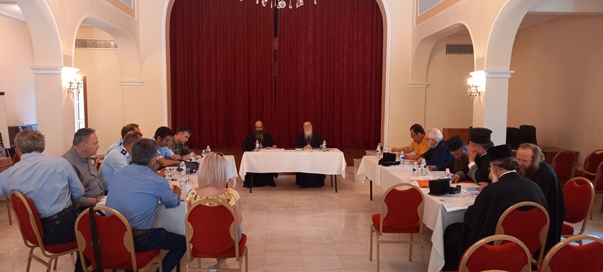 Σύσκεψη φορέων υπό τον Μητροπολίτη Διονύσιο για τα “ΙΖ’ Κορίνθου Παύλεια 2023”