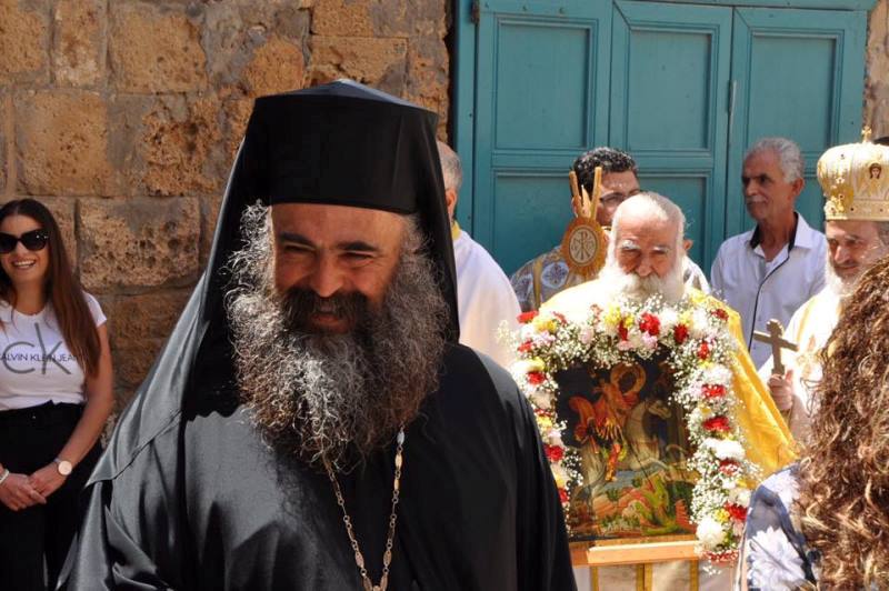 جناز المغبوط أخويّ القبر المقدس قدس الأرشمندريت فيلوثيوس