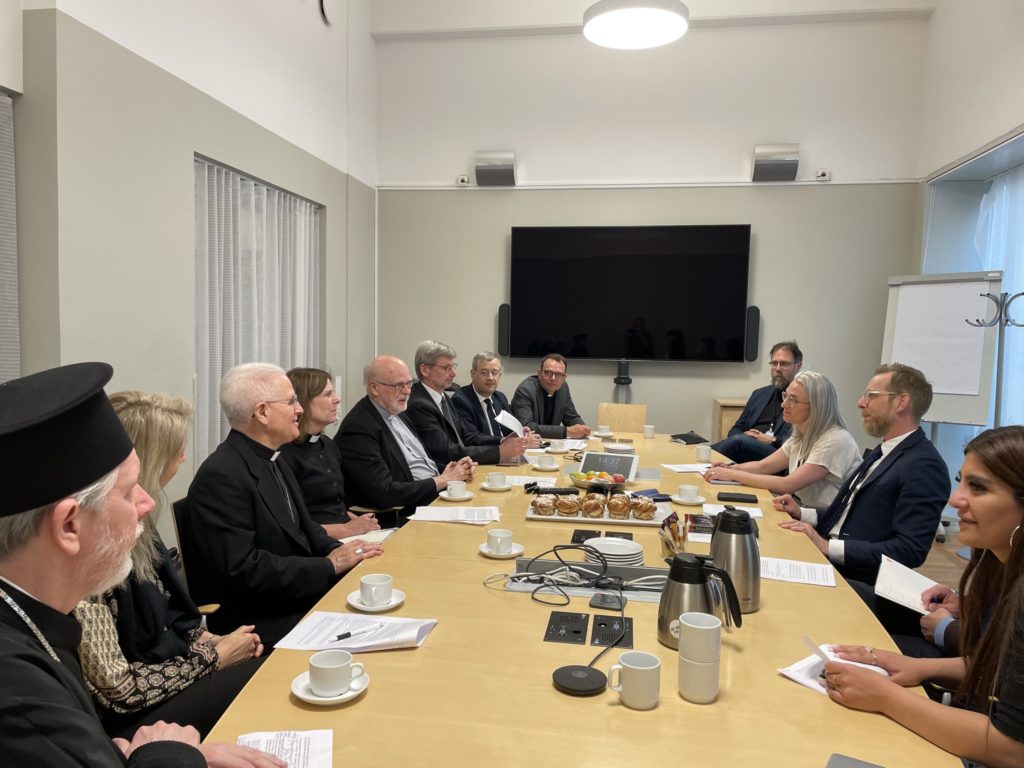 Metropolitan Cleopas of Sweden Meets with Swedish Minister of Religion
