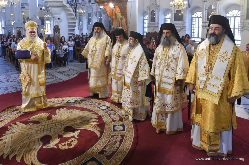 البطريرك يوحنا العاشر يترأس قداس عيد القديسين بطرس وبولس هامتي الرسل ومؤسسي الكرسي الأنطاكي