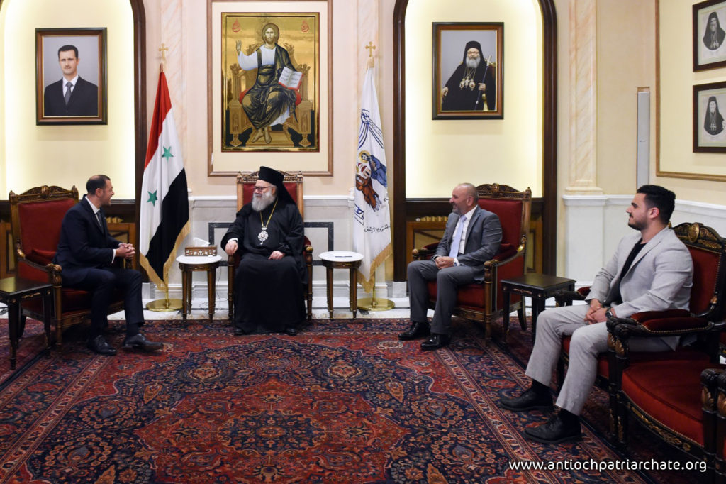 البطريرك يستقبل السفير الصربي في سورية