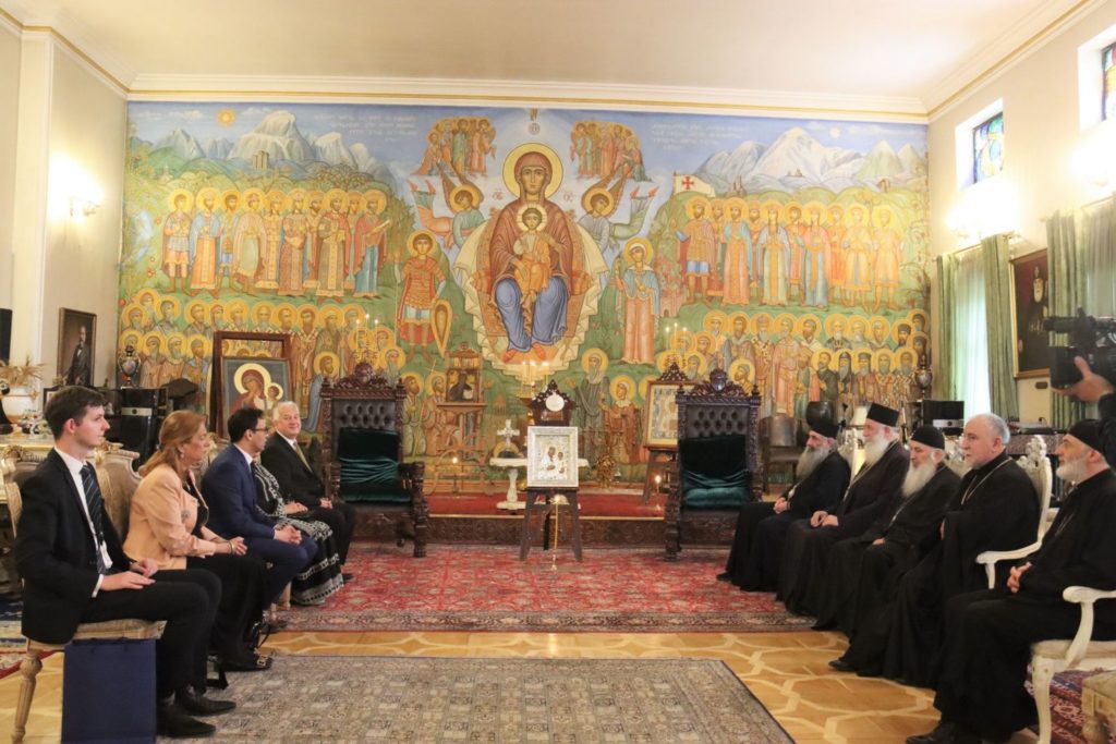 უნგრეთის ვიცე-პრემიერ ჟოლტ შემიენთან შეხვედრა საქართველოს საპატრიარქოში