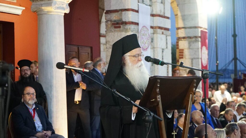 Η προσφώνηση του Μητροπολίτη Δημητριάδος προς τον Οικουμενικό Πατριάρχη στα εγκαίνια του Βρεφονηπιακού Σταθμού στην Αγριά