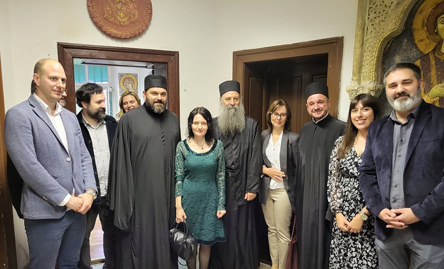 Στα εγκαίνια της ετήσιας έκθεσης της Ακαδημίας Τέχνης ο Πατριάρχης Σερβίας