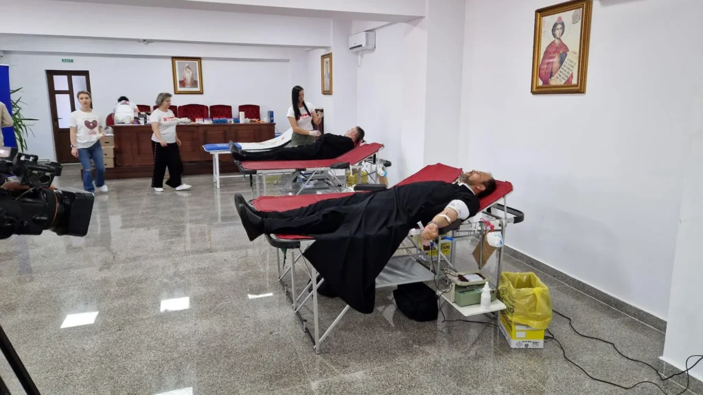 Prahova: 200 de persoane au donat sânge la Vălenii de Munte