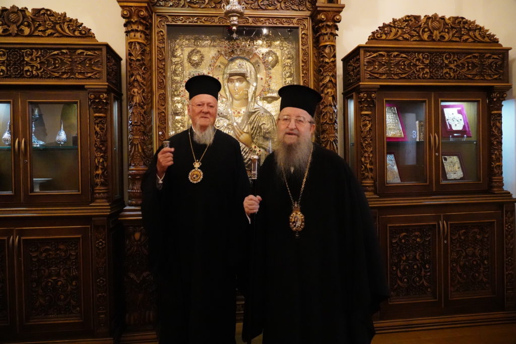 Ο Οικουμενικός Πατριάρχης επισκέφθηκε τον Μητροπολίτη Θεσσαλονίκης (ΦΩΤΟ)