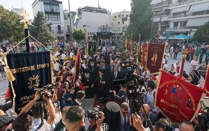 ‎صور زيارة صاحب القداسة الى كاتدرائية القديس نيقولاوس فولوس