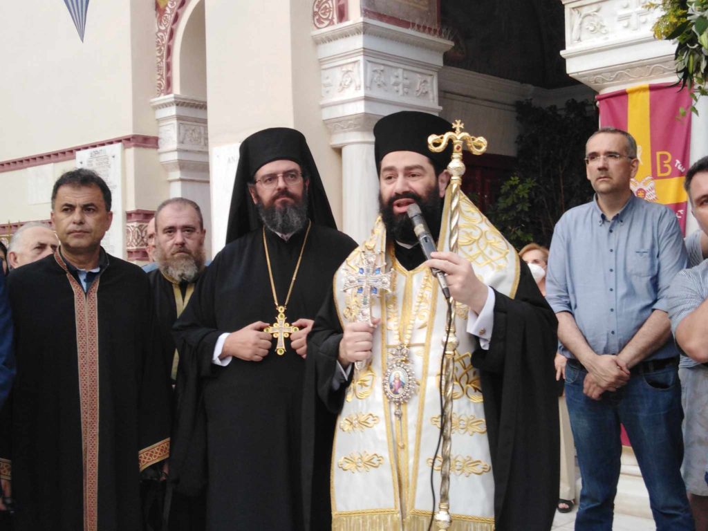 Ηθικός αίνος για τον Απόστολο των Εθνών Παύλο, στον ομώνυμο ναό του Αγίου Παύλου Αθηνών