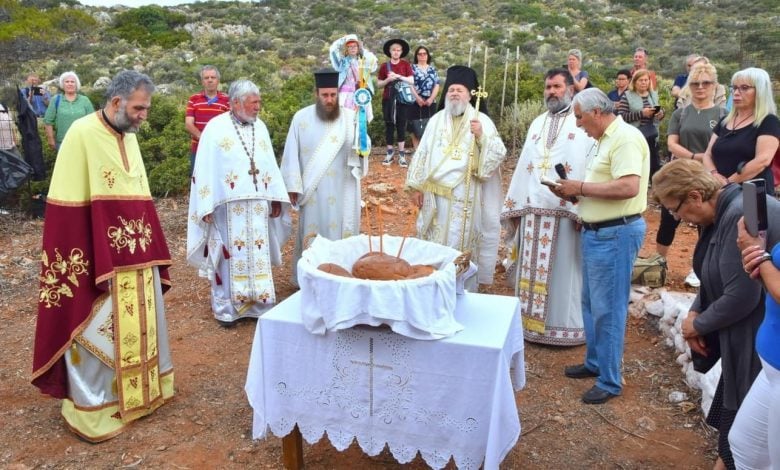 Crete: Hierarchical Divine Liturgy in the picturesque little church of Saint Theodore