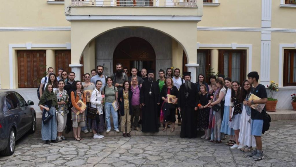 Φοιτητές Αγιογραφίας από Ρουμανία και Βουλγαρία επισκέφθηκαν τον Μητροπολίτη Καστορίας