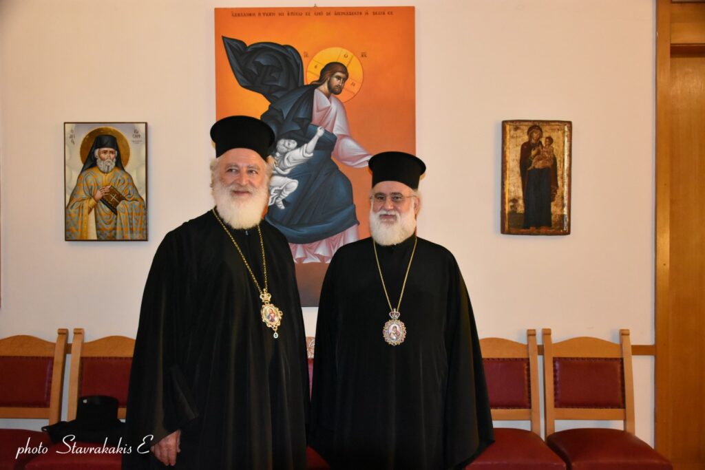 Ο Μητροπολίτης Αρκαλοχωρίου στον Εσπερινό για τα ονομαστήρια του Επισκόπου Κνωσού Μεθοδίου