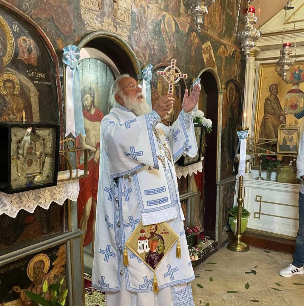 Ο Κερκύρας Νεκτάριος στους Παξούς για την εορτή των Αποστόλων