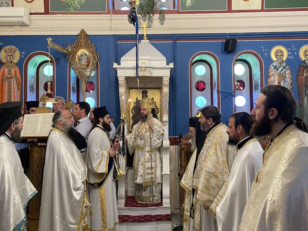 Ο Μητροπολίτης Αιτωλίας στην γενέτειρά του τη Σάμο