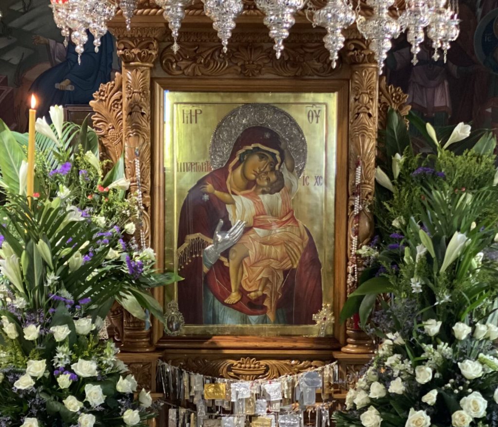 Αγ. Δημήτριος, Νέα Ελβετία: Ιερό Ευχέλαιο στην Παναγία Παρηγορήτρια