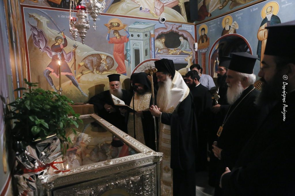 Φθιώτιδος Συμεών: «Η Λάρνακα του Οσίου Βησσαρίωνος έγινε ο ομφαλός της γης»