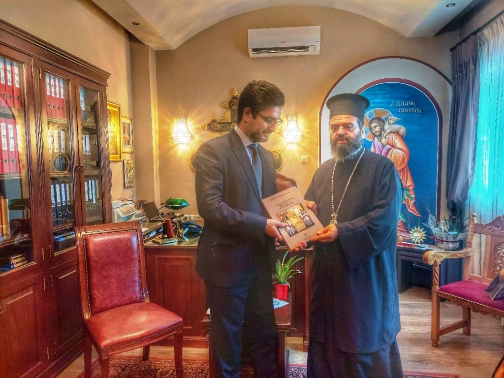 Ο Γενικός Πρόξενος της Κυπριακής Δημοκρατίας στον Μητροπολίτη Μαρωνείας