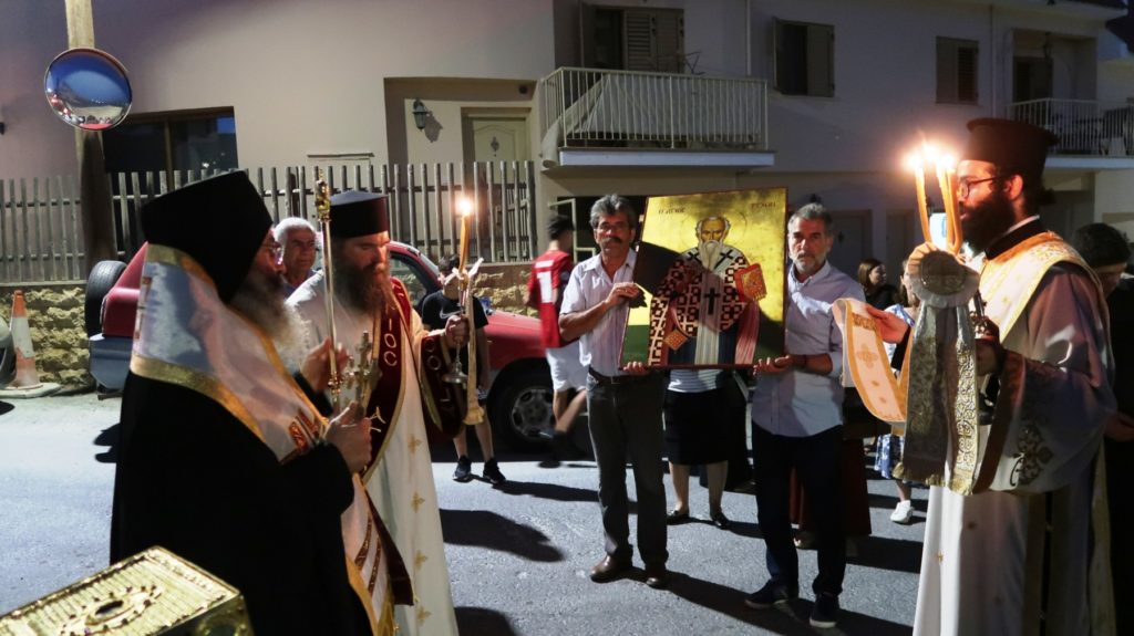 Η εορτή του Πολιούχου της Επισκοπής Αμαθούντος Αγίου Τύχωνος