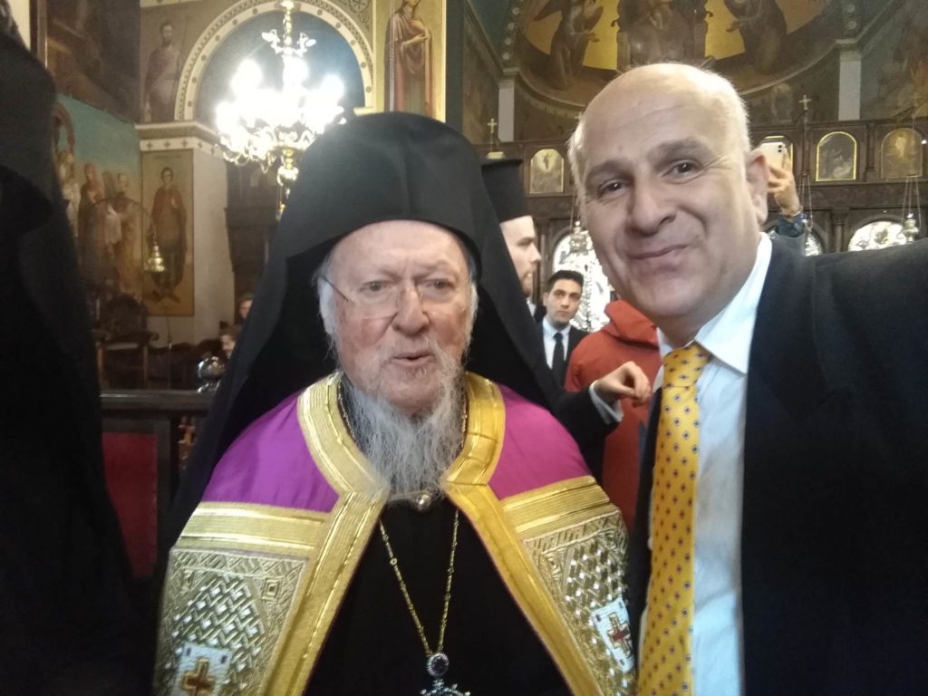 Την ευλογία του Οικουμενικού Πατριάρχη έλαβε ο υποψήφιος Βουλευτής της Α΄ Αθηνών Πάνος Αβραμόπουλος