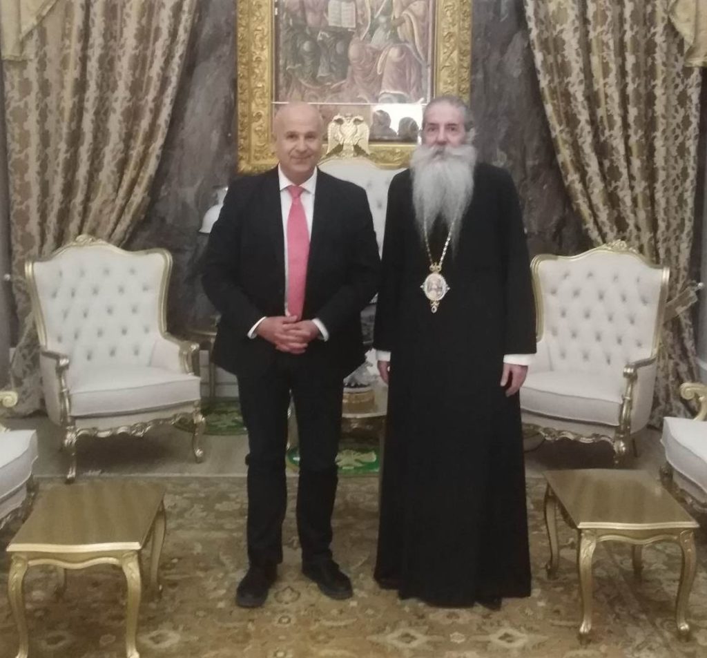 Την ευλογία του Μητροπολίτη Πειραιώς  έλαβε ο υποψήφιος Βουλευτής Πάνος Αβραμόπουλος