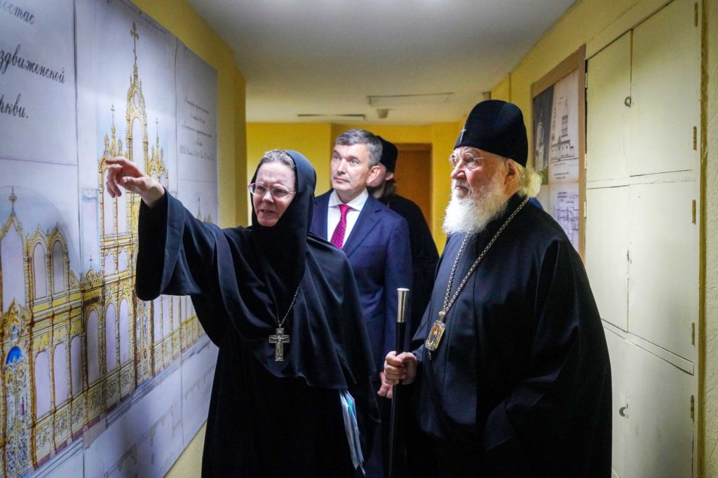 Святейший Патриарх Кирилл посетил Алексеевский ставропигиальный монастырь
