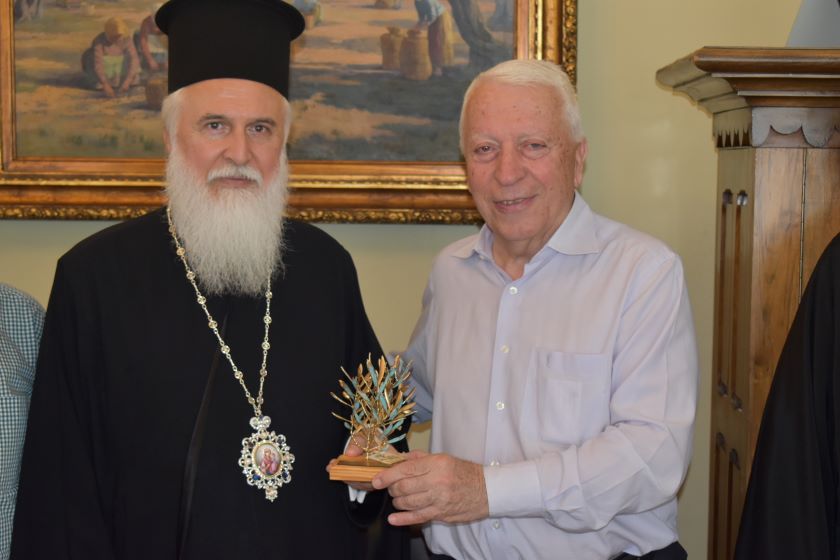 Συνάντηση Μητροπολίτη Λήμνου με τον Περιφερειάρχη Βορείου Αιγαίου στη Λέσβο